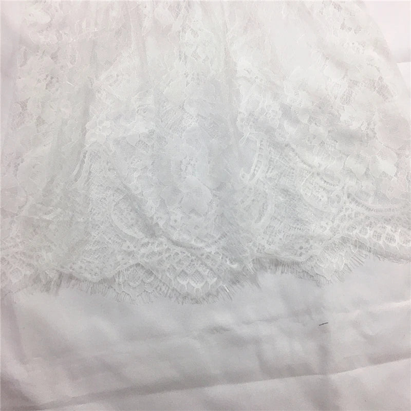 Floral Lace Mesh Mini Skirt | Sheer Underskirt & Shirt Extender for Women