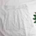 Floral Lace Mesh Mini Skirt | Sheer Underskirt & Shirt Extender for Women