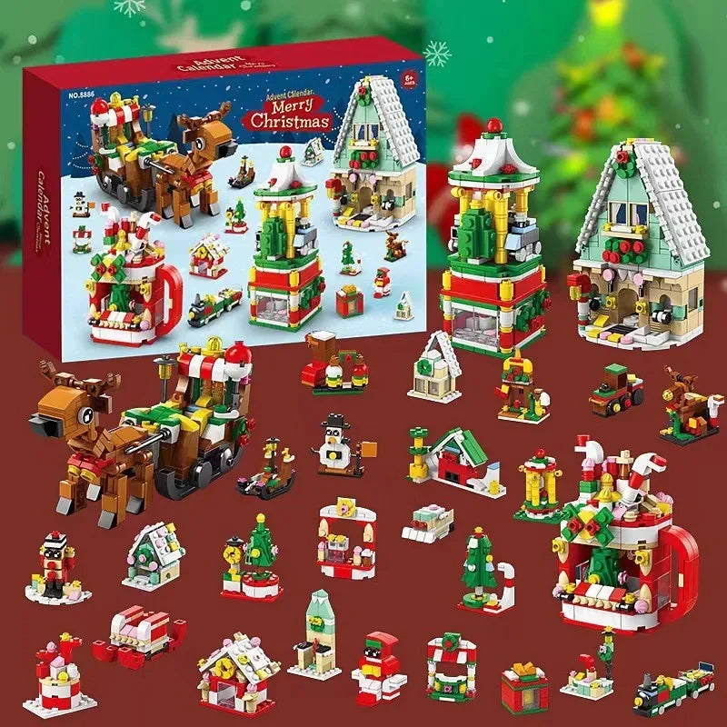 Christmas Building Blocks Advent Calendar – 24-Day DIY Countdown