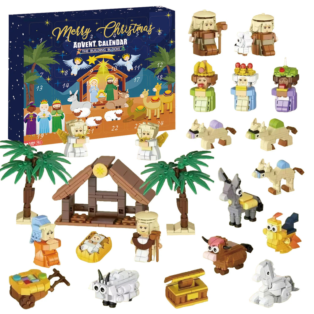 Christmas Building Blocks Advent Calendar – 24-Day DIY Countdown