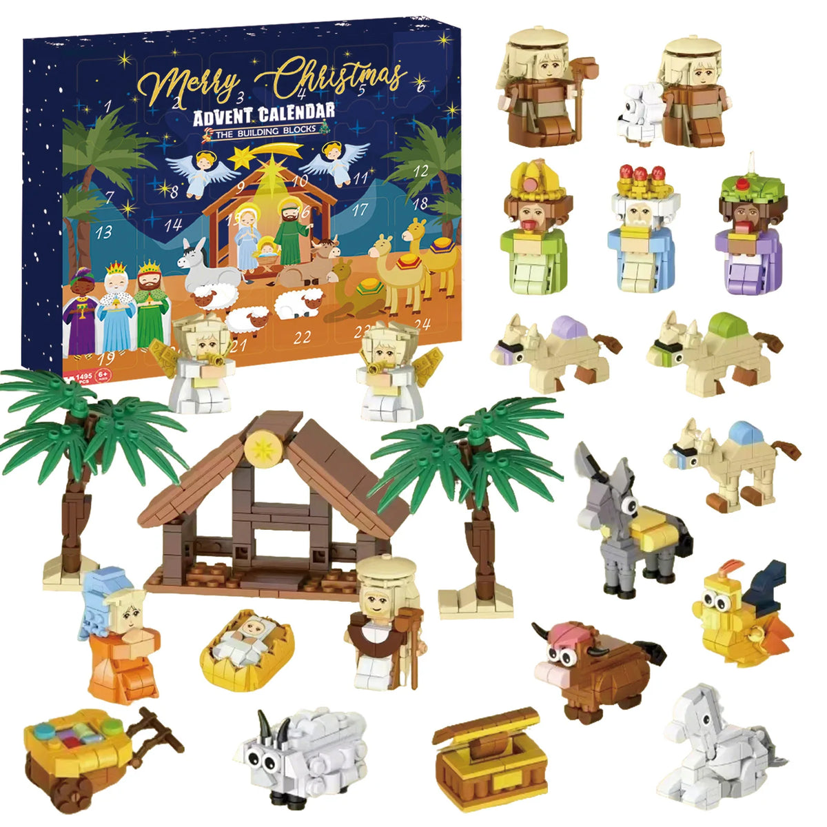 Christmas Building Blocks Advent Calendar – 24-Day DIY Countdown