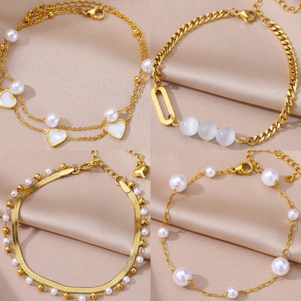 Women's Stainless Steel Ankle Chain – Classic Summer Anklet