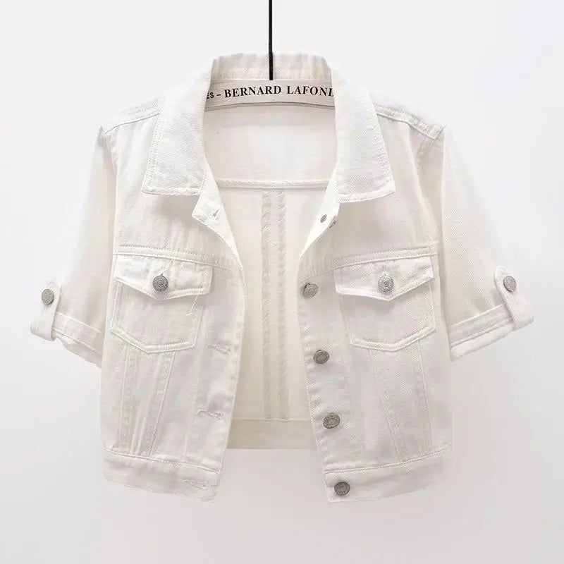 Denim Jacket Women – Three Quarter Sleeve