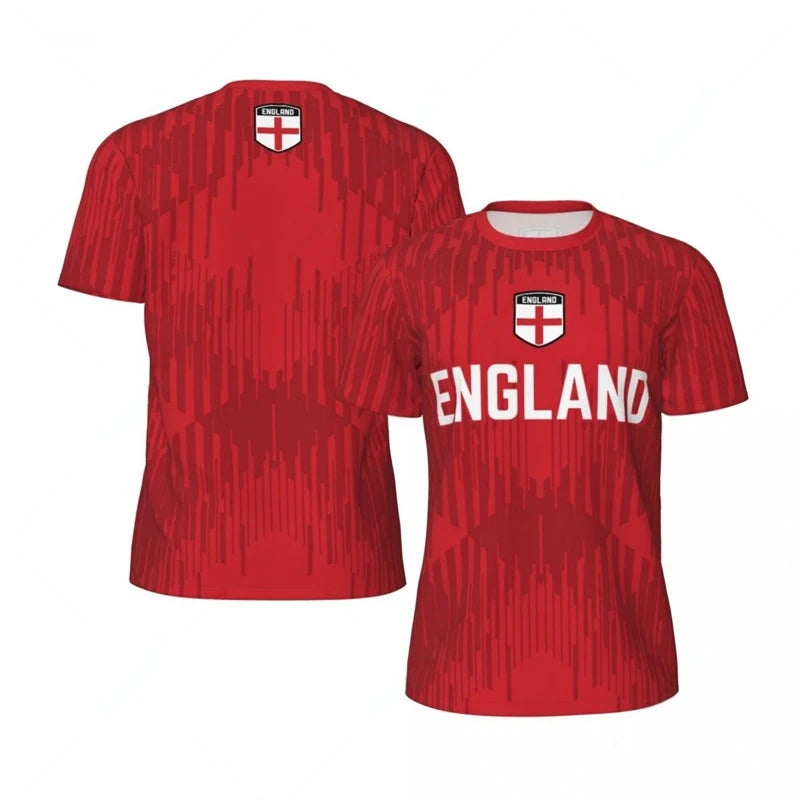 England Flag Football Jersey – 3D Print Oversized Tee