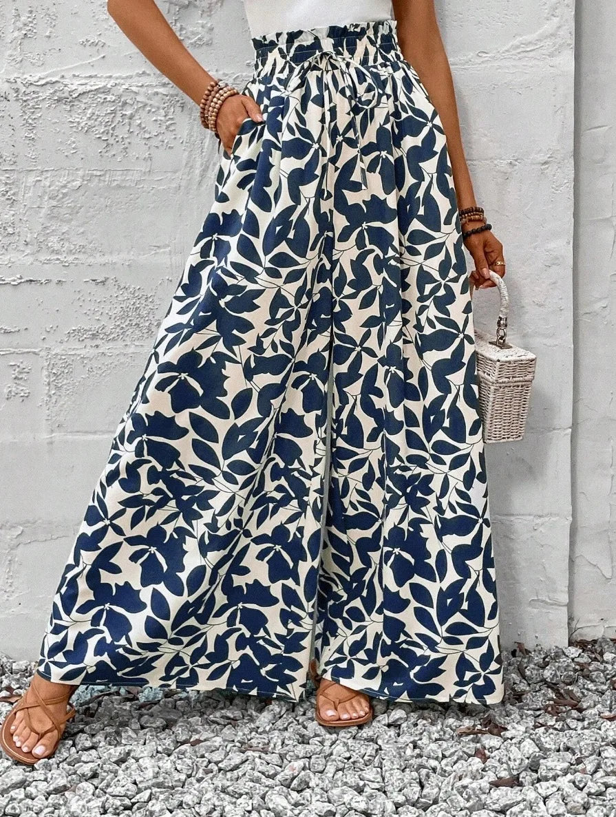 Waist-Cinching Maxi Skirt | Asymmetric High Waist Loose Skirt for Women