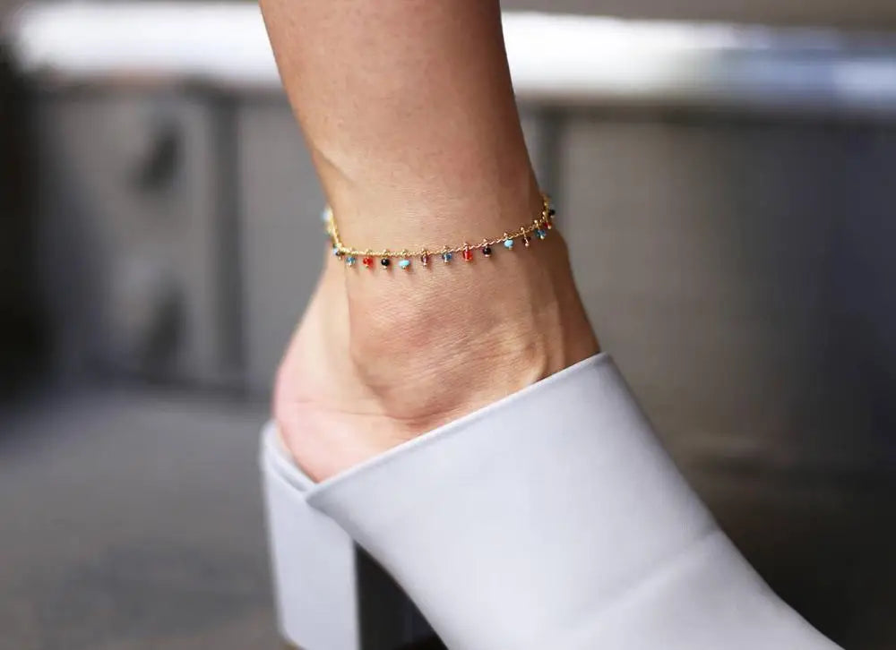 Women's Fashion Ankle Bracelet – Silver Bohemia Beach Anklet
