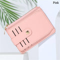 Women Fashion PU Leather Coin Purses Credit ID Card Holder Wallet Zipper Small Money Bag Men with Coin Pocket