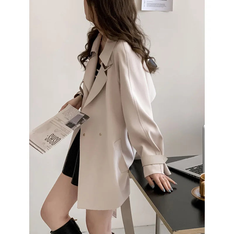 Women's Autumn Trench Coat – High-End Fashion 2025