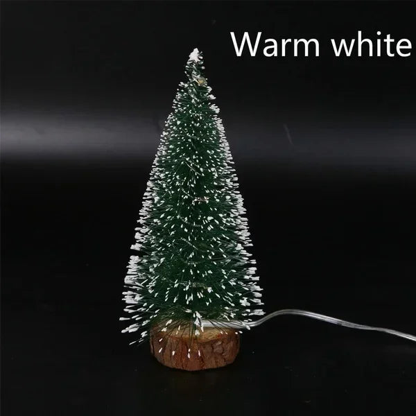 Mini LED Snow-Frosted Christmas Tree – 15–30cm