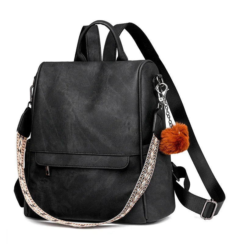 Womens Purse pu Leather Backpack Purse for Women Fashion Backpack Ladies Designer Ladies Shoulder Bags for Travel College Work