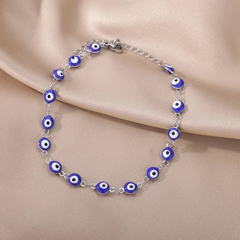 Women's Gold Pearl Anklet – Stainless Steel Summer Beach Ankle Bracelet