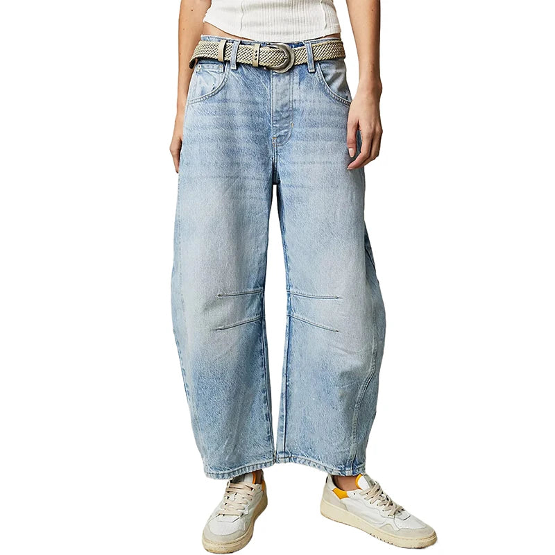 Wide Leg Jeans – Loose Y2K Denim Pants