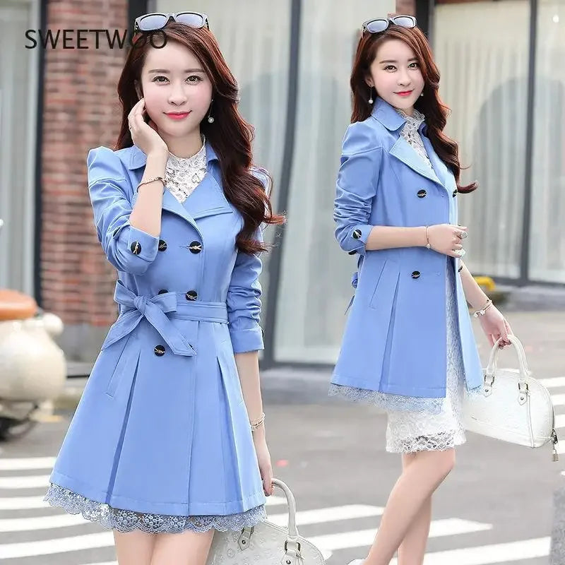 Streetwear Trench Coat – Women's Spring 2024