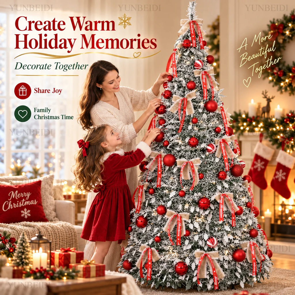 Foldable Christmas Tree – 120–210cm, With or Without Lights