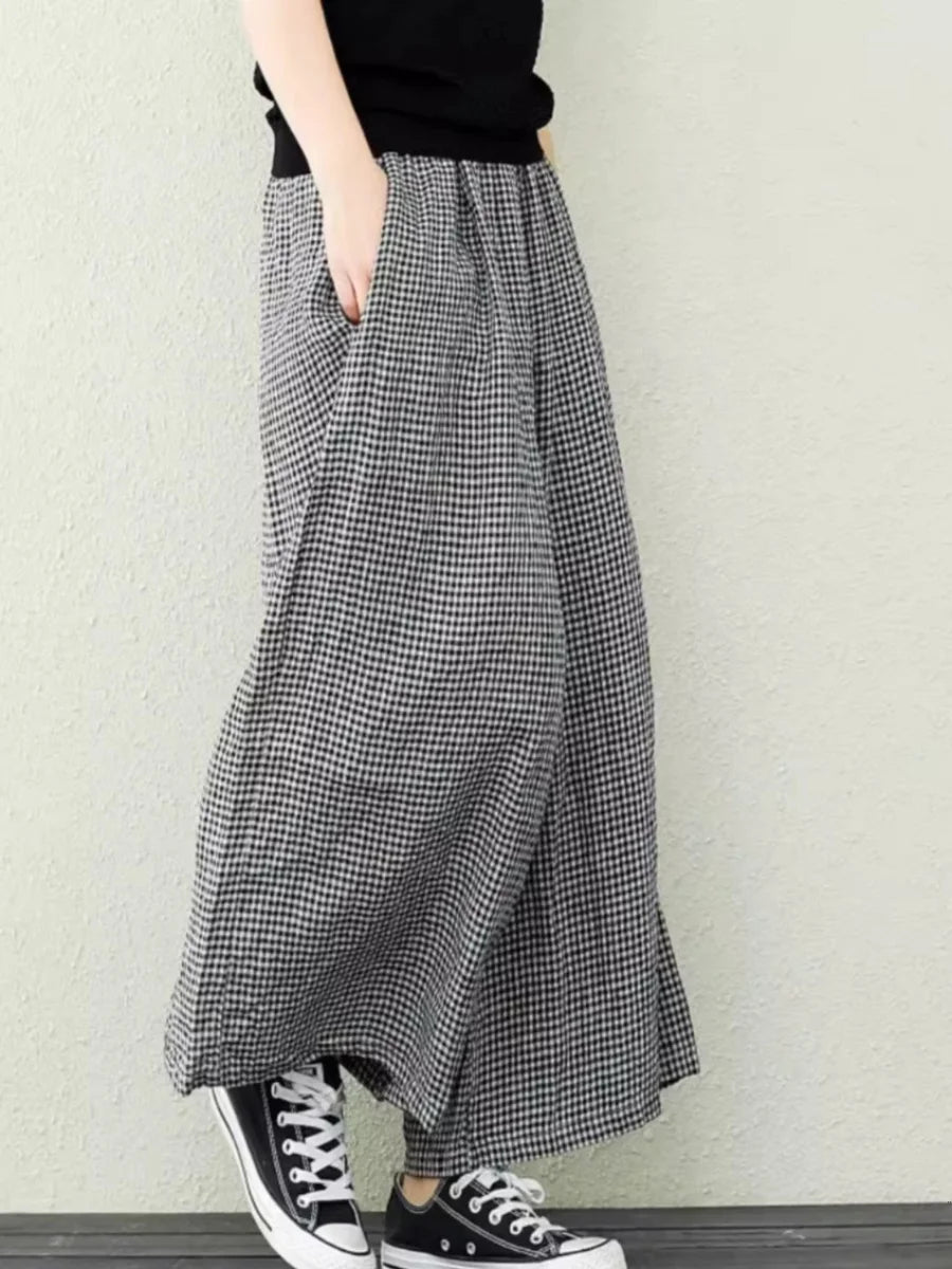 Women's high waist wide leg pants – casual summer trousers UK