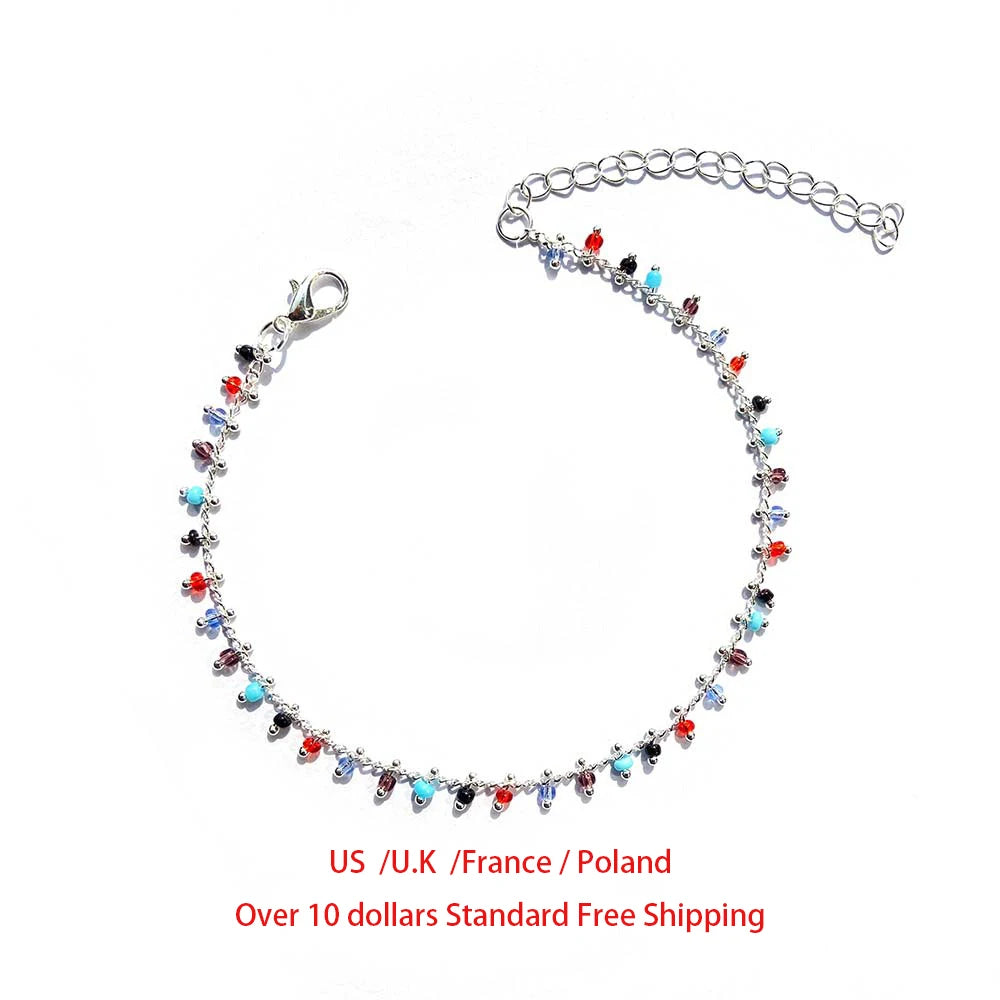 Women's Fashion Ankle Bracelet – Silver Bohemia Beach Anklet