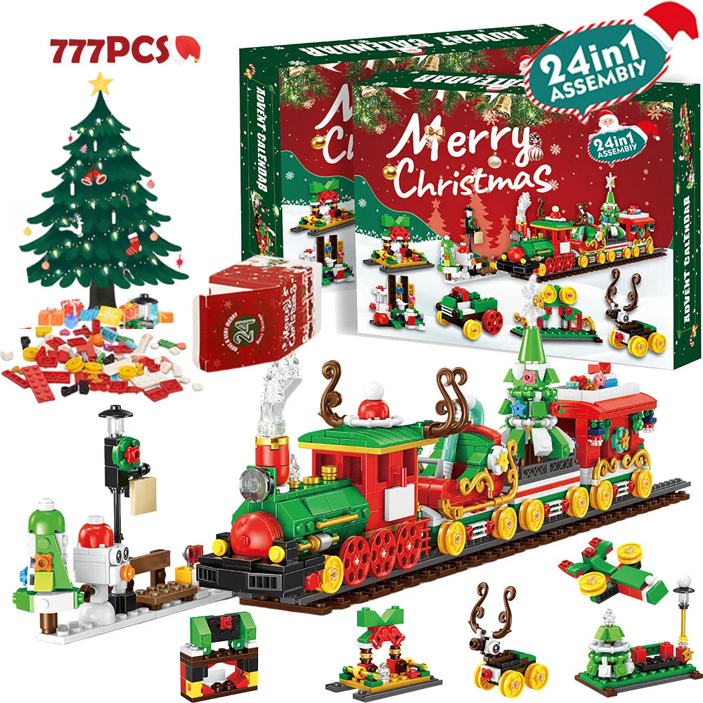 Christmas Building Blocks Advent Calendar – 24-Day DIY Countdown