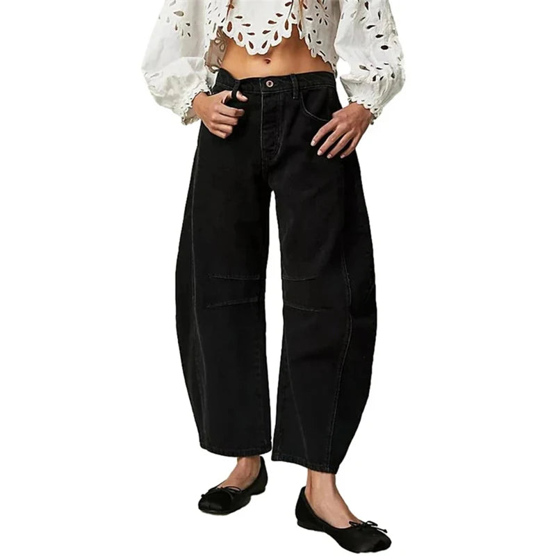 Wide Leg Jeans – Loose Y2K Denim Pants
