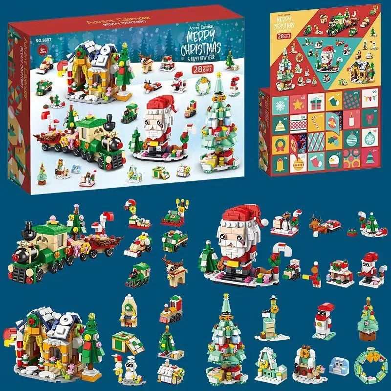 Christmas Building Blocks Advent Calendar – 24-Day DIY Countdown