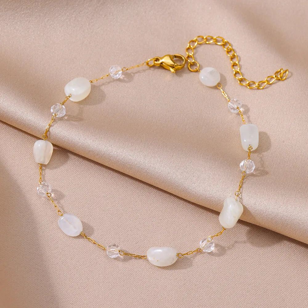 Women's Stainless Steel Ankle Chain – Classic Summer Anklet