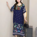 Cotton Home Nightgowns For Women Summer Vintage Style Pajamas Dress New Women's Sleepwear Clothes Loose Sleep Pyjama Nightdress