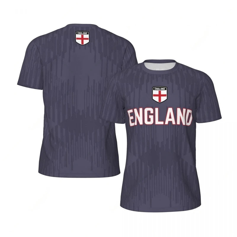 England Flag Football Jersey – 3D Print Oversized Tee