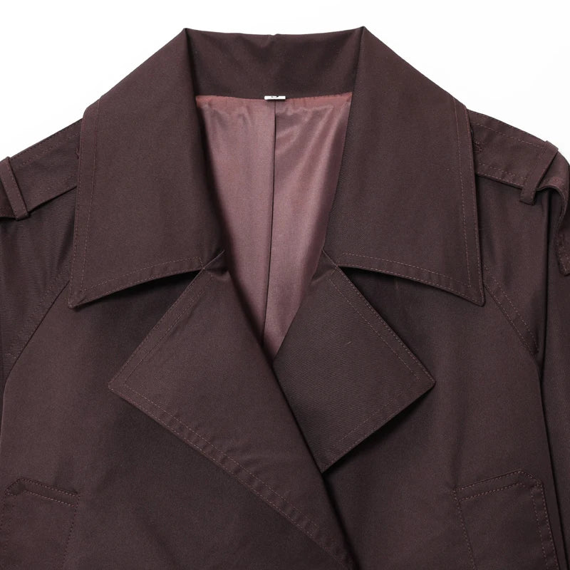 Cropped Trench Coat – High Quality Women's