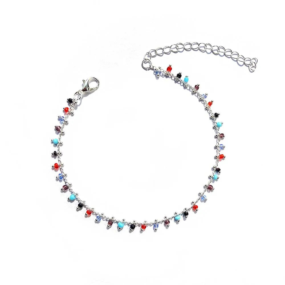 Women's Fashion Ankle Bracelet – Silver Bohemia Beach Anklet
