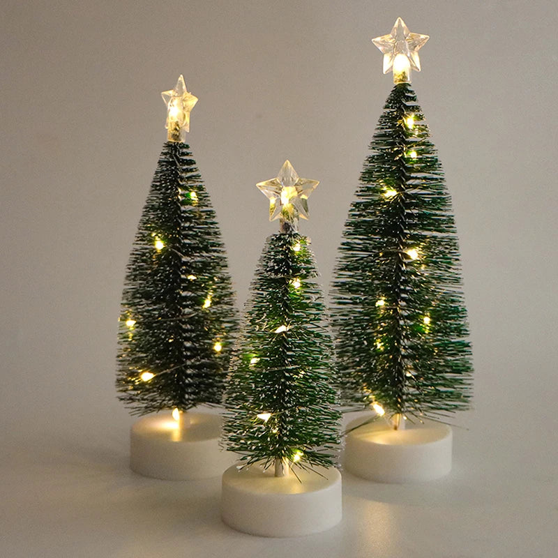 Mini LED Christmas Tree Decorations – Warm or Colourful Lights