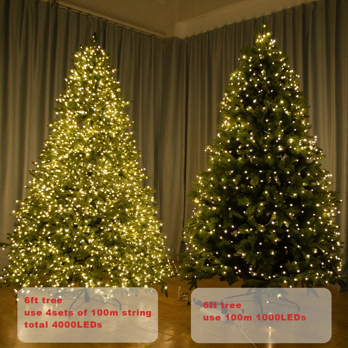 LED Christmas Fairy String Lights – 30m to 200m