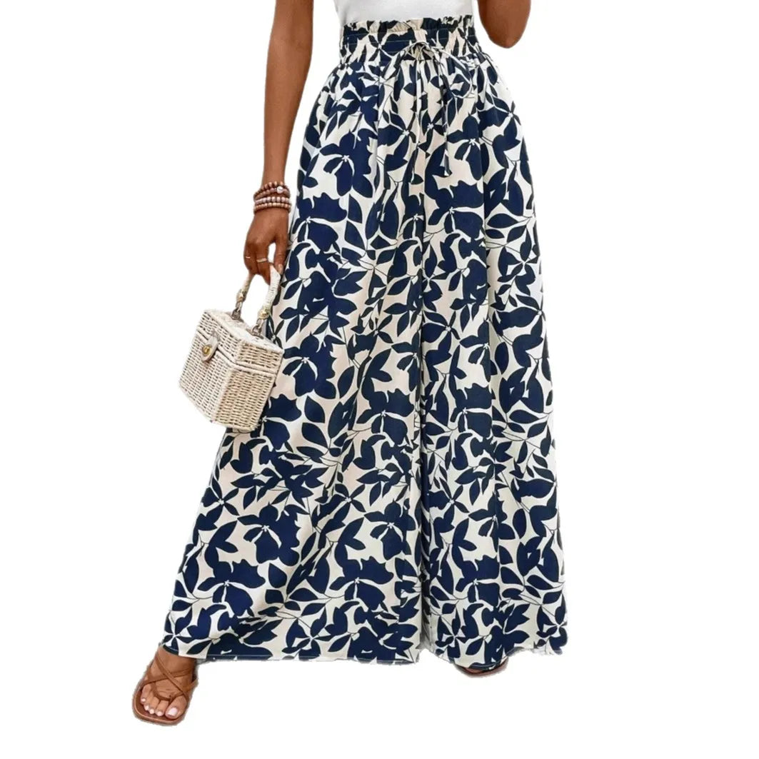 Waist-Cinching Maxi Skirt | Asymmetric High Waist Loose Skirt for Women