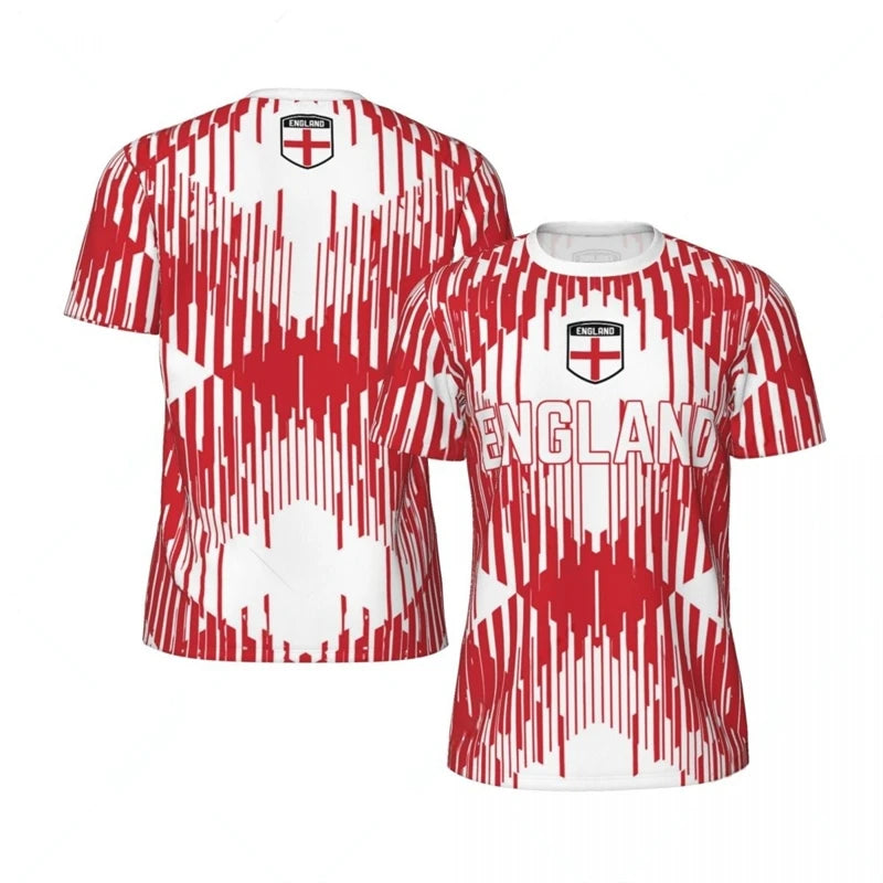 England Flag Football Jersey – 3D Print Oversized Tee