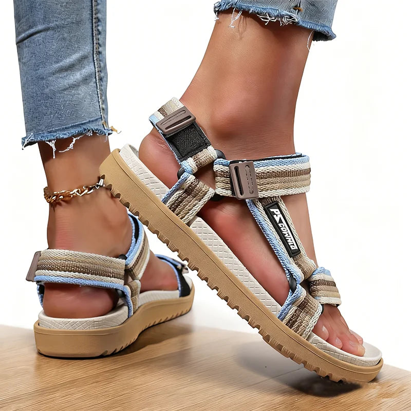 Summer women's Sandals Fashion Leisure Beach Holiday Sandals for Lightweight Shoes New Outdoor Comfortable Casual Sandalie