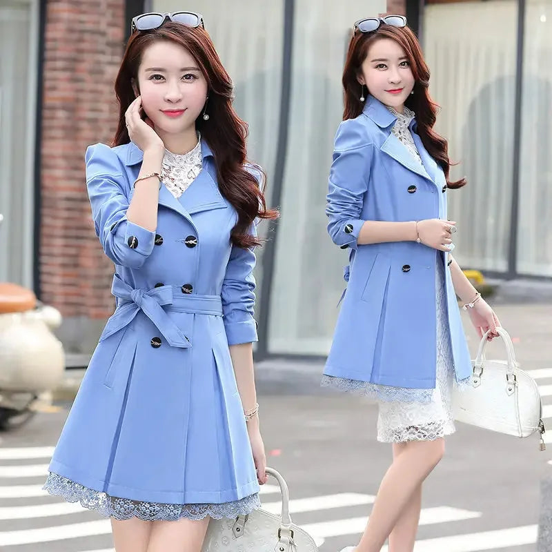 Women's streetwear trench coat – lightweight spring jacket UK