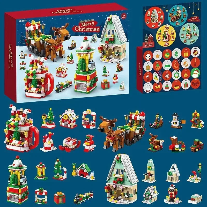 Christmas Building Blocks Advent Calendar – 24-Day DIY Countdown