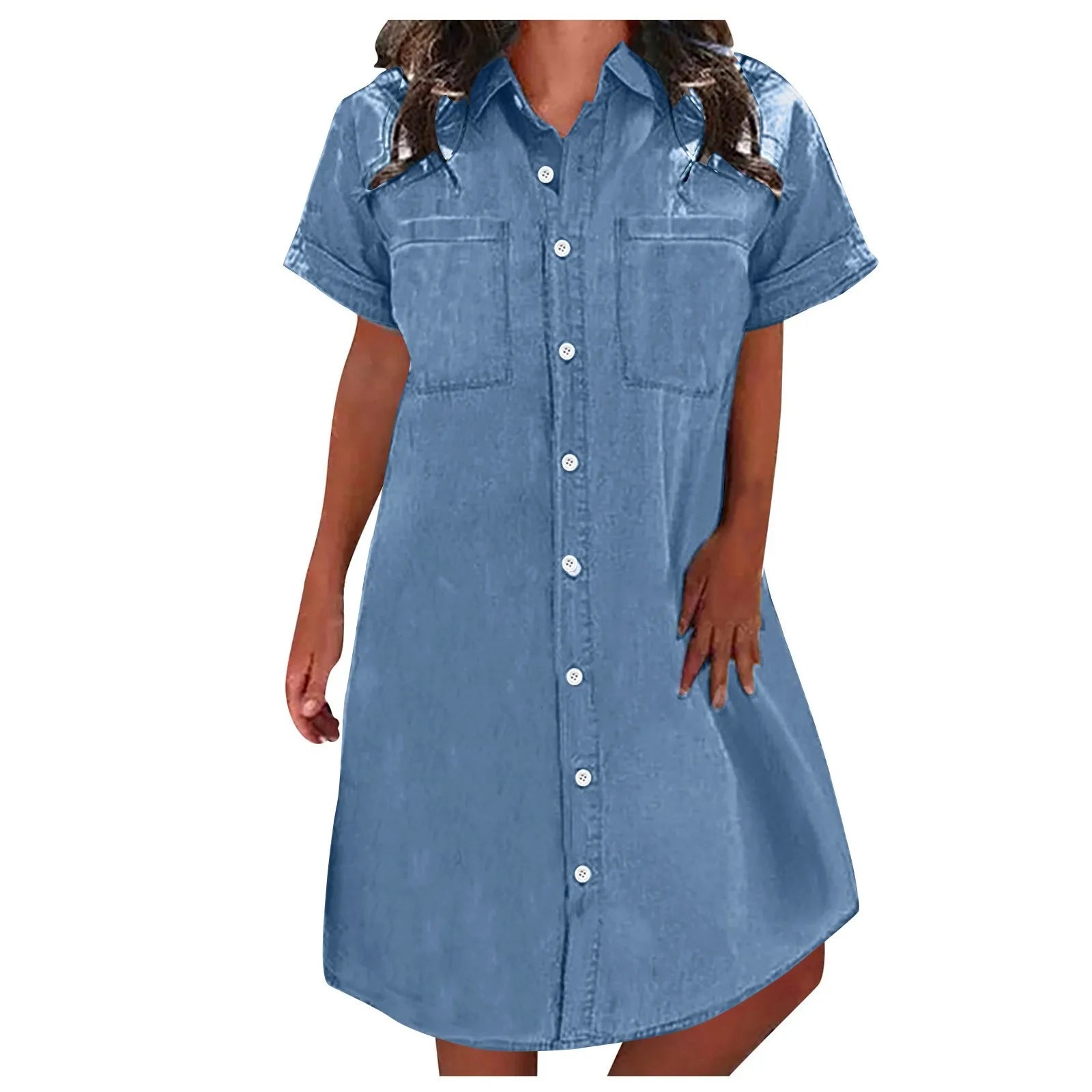 Denim Shirt Dress – Casual Summer 2024