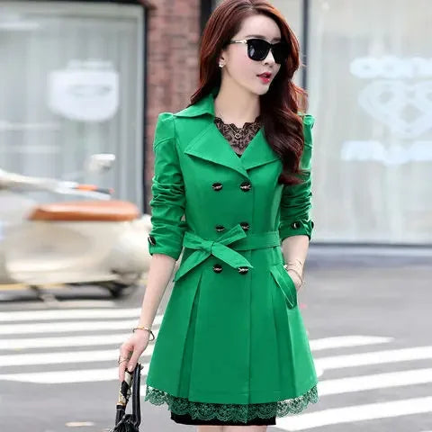 Women's Streetwear Trench Coat | Lightweight Spring Jacket