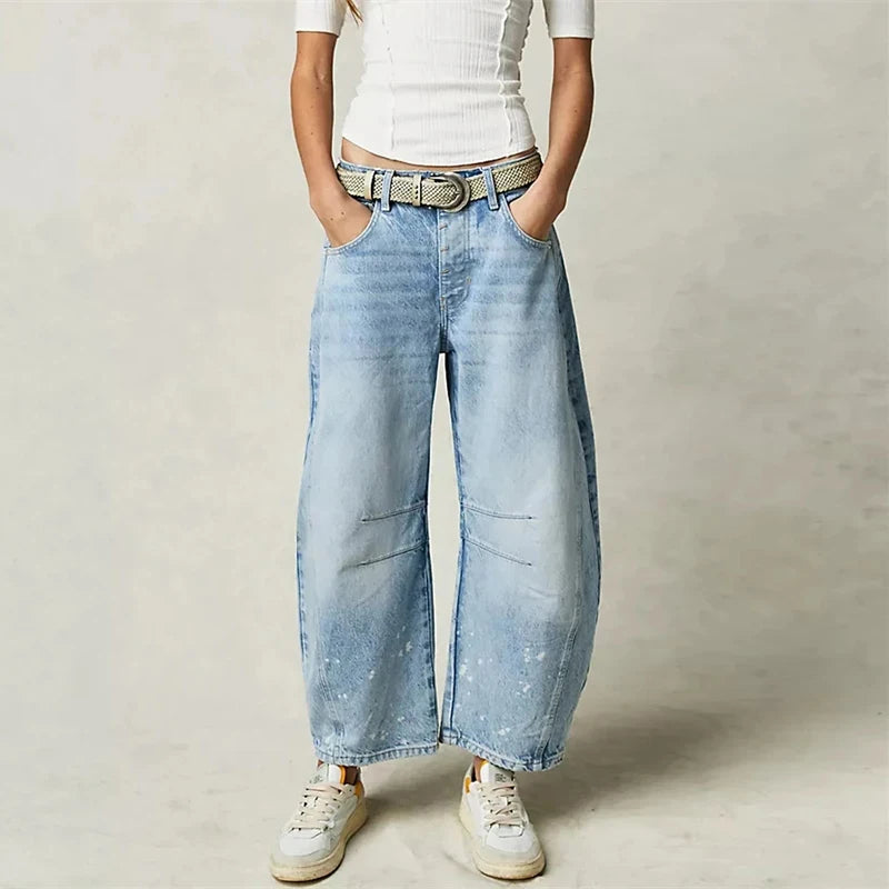 Wide Leg Jeans – Loose Y2K Denim Pants