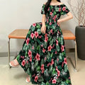 Cotton Silk Print Dress floral dress