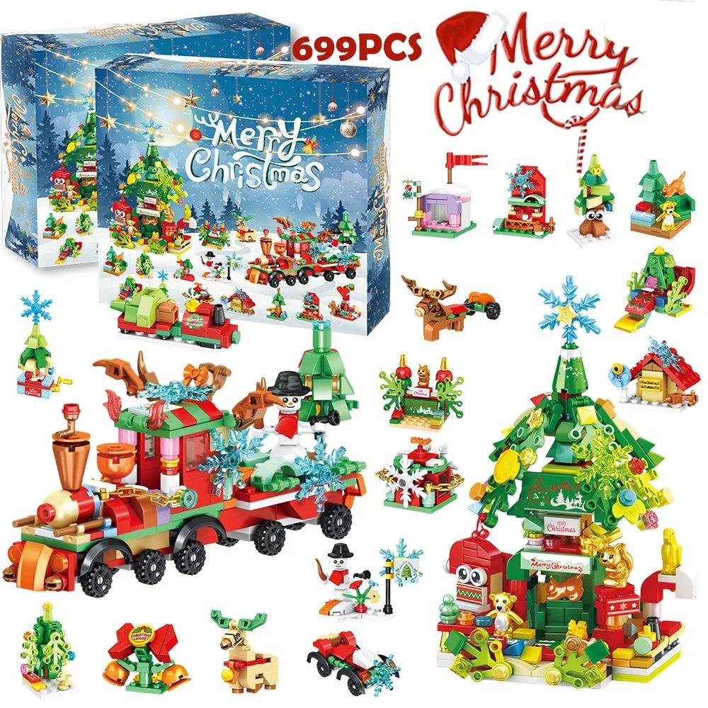 Christmas Building Blocks Advent Calendar – 24-Day DIY Countdown