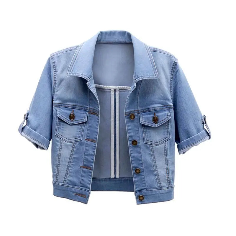 Denim Jacket Women – Three Quarter Sleeve