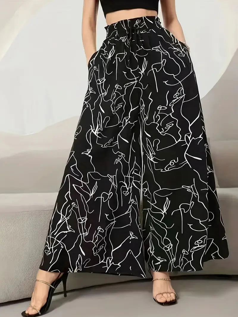 Waist-Cinching Maxi Skirt | Asymmetric High Waist Loose Skirt for Women