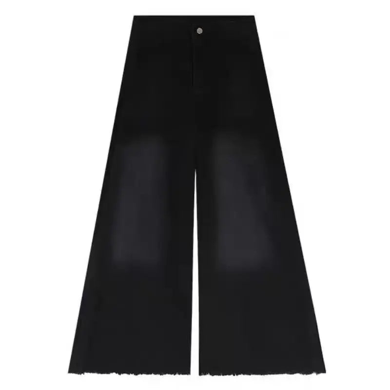 Wide Leg Jeans – Vintage Straight Denim Pants