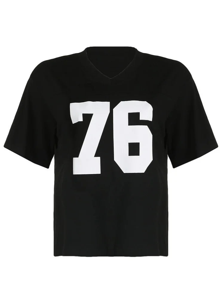 Oversized T Shirts For Women Streetwear Short Sleeve Y2k Top Tshirt Character Printing Grunge Clothes Ropa De Mujer Camisetas