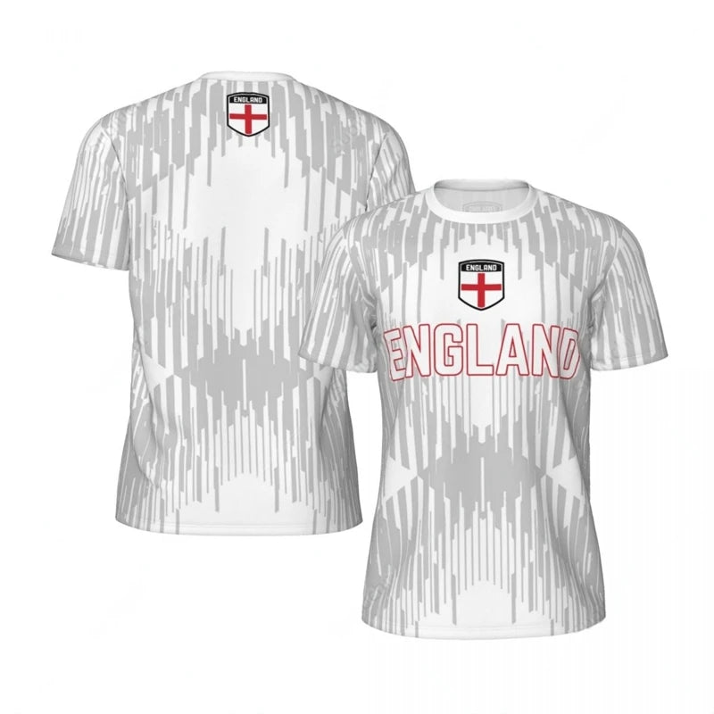 England Flag Football Jersey – 3D Print Oversized Tee