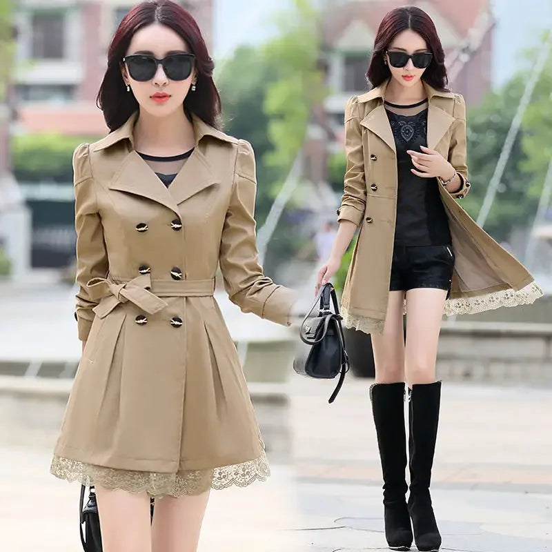 Women's Streetwear Trench Coat | Lightweight Spring Jacket