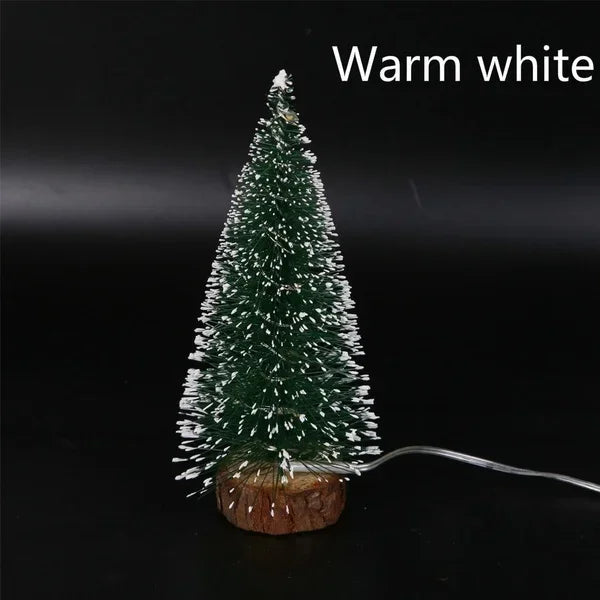Mini LED Snow-Frosted Christmas Tree – 15–30cm