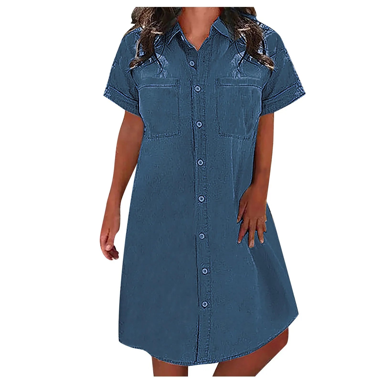 Denim Shirt Dress – Casual Summer 2024