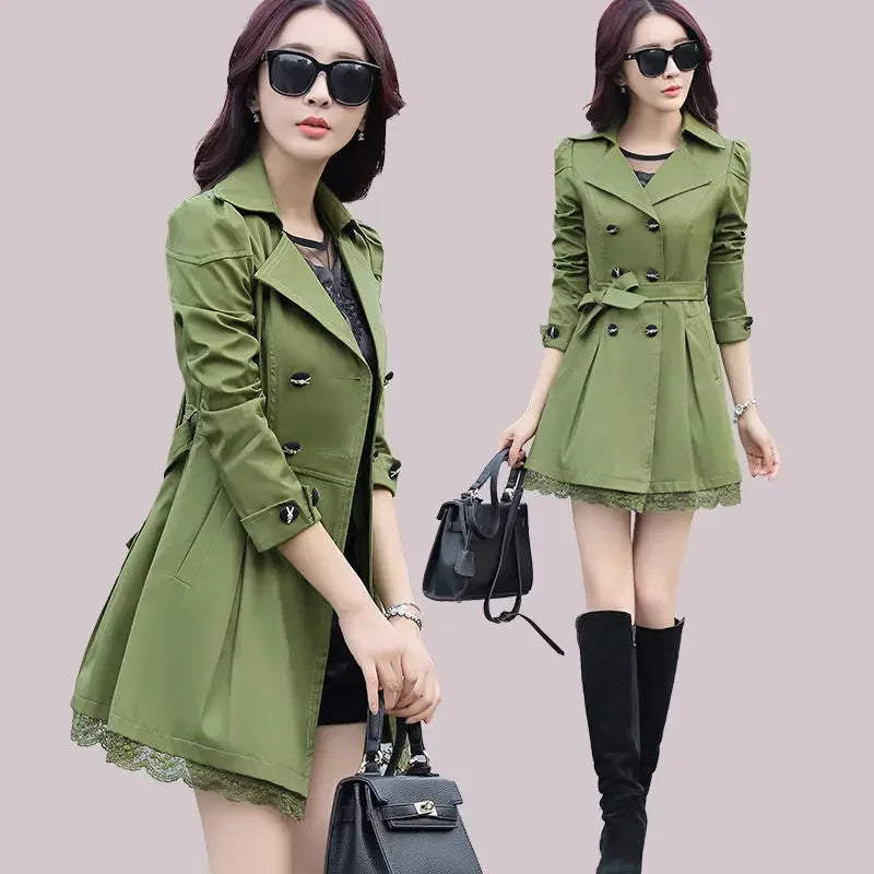 Women's Streetwear Trench Coat | Lightweight Spring Jacket
