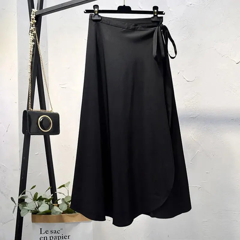 Floral Print Maxi Skirt | Bohemian High Waist Wrap Skirt for Women
